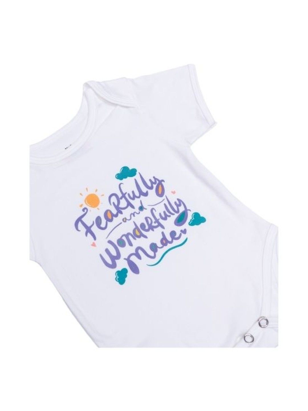 bean fashion Fearfully and Wonderfully Made Play Onesie (No Color- Image 4)