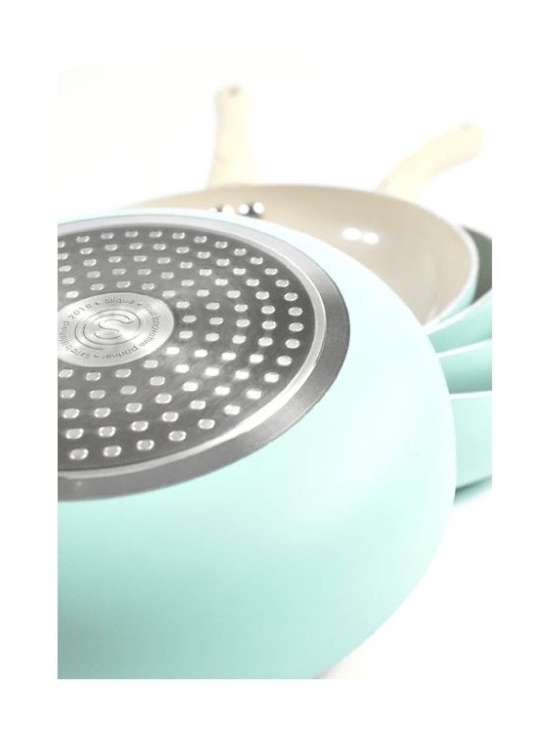 Sunbeams Lifestyle Slique Ceramic Non-Stick Fry Pan (Aluminum-Induction With Teal Coating) (No Color- Image 4)