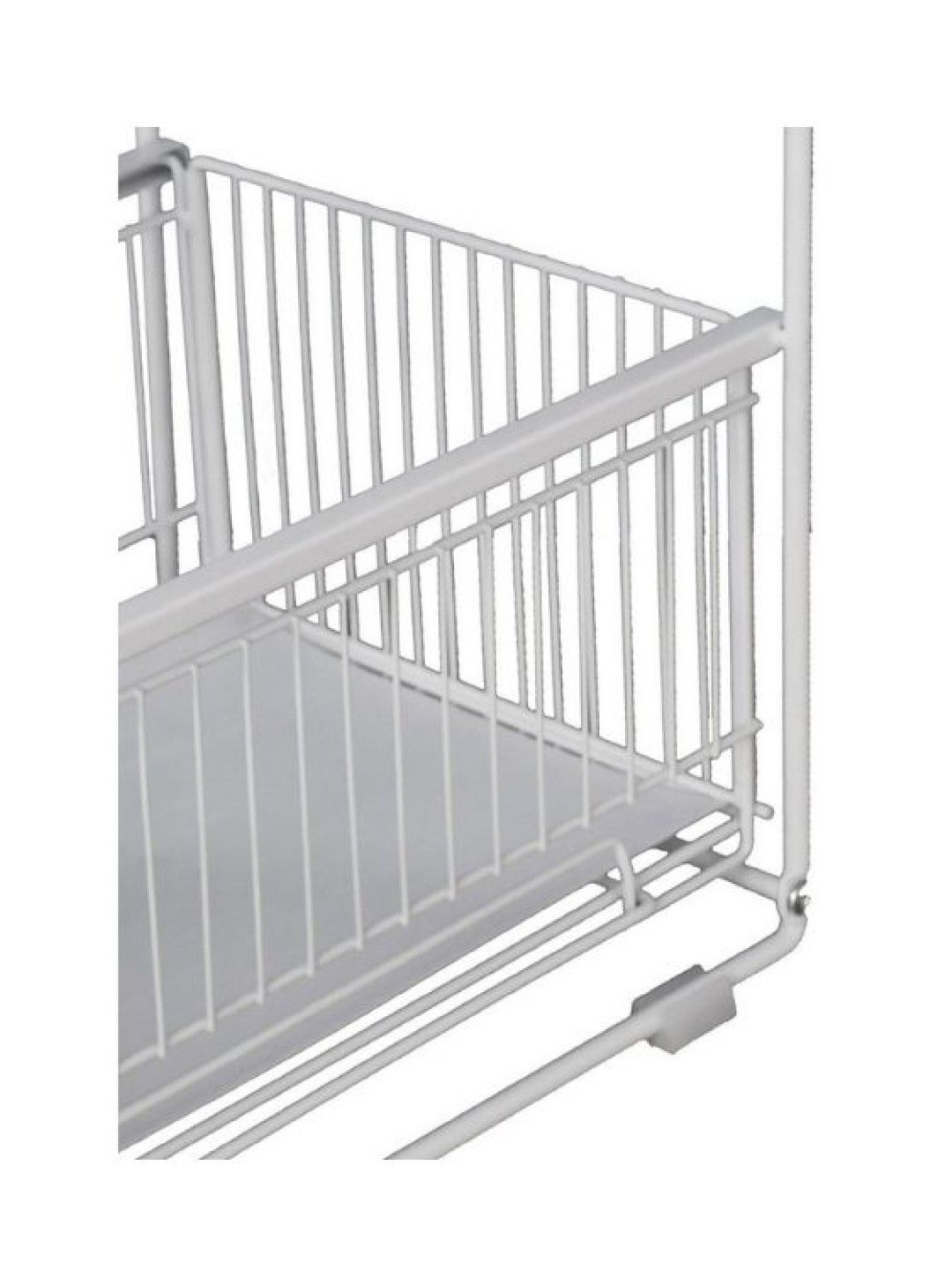 Sunbeams Lifestyle Nest Design Lab Premium Durable 2-Tier Kitchen Counter Basket Rack (17 White- Image 4)