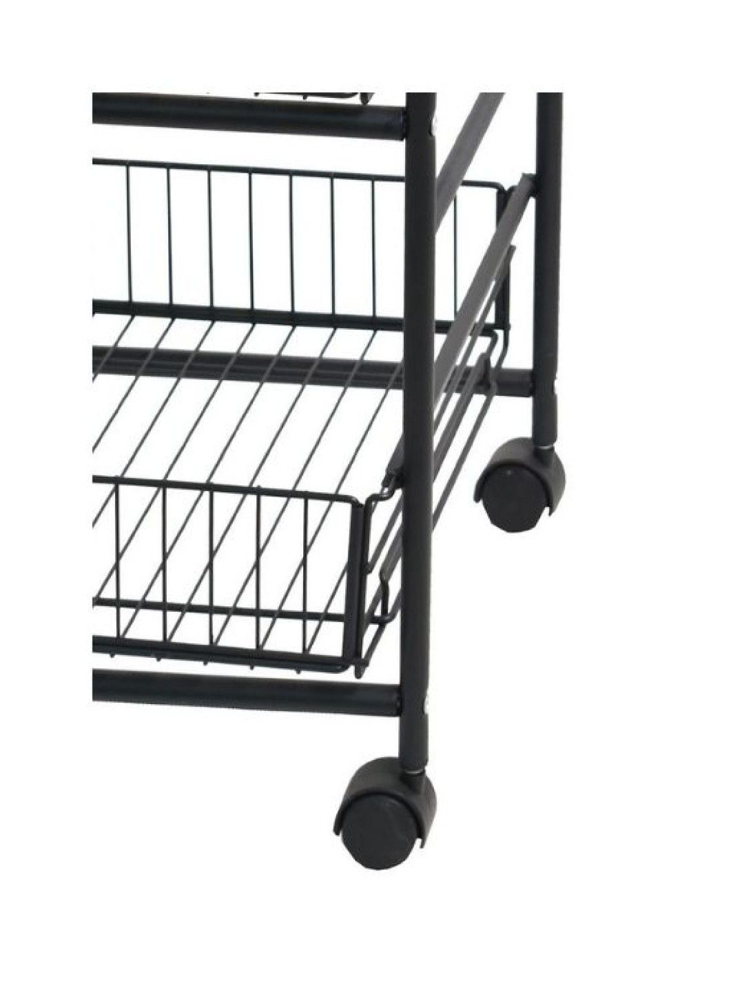 Sunbeams Lifestyle Nest Design Lab Premium Durable Kitchen Basket Rack 4-Tier with Wheels (60 x 36 x 105- Image 4)