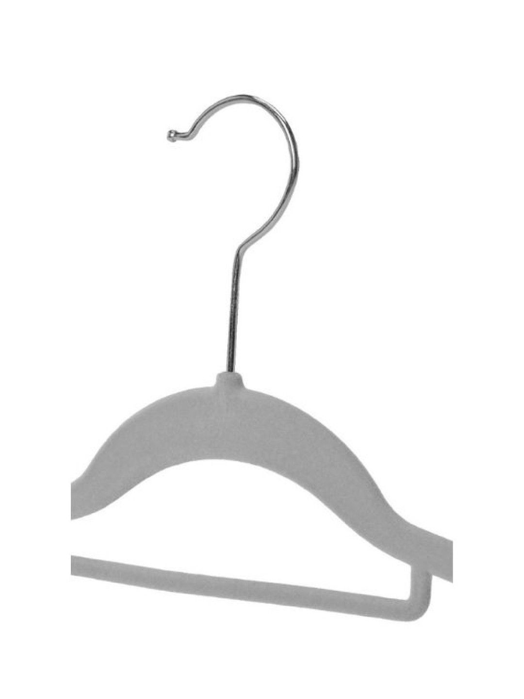 Sunbeams Lifestyle Nest Design Lab Velvet Hanger For Adults (Gray- Image 4)