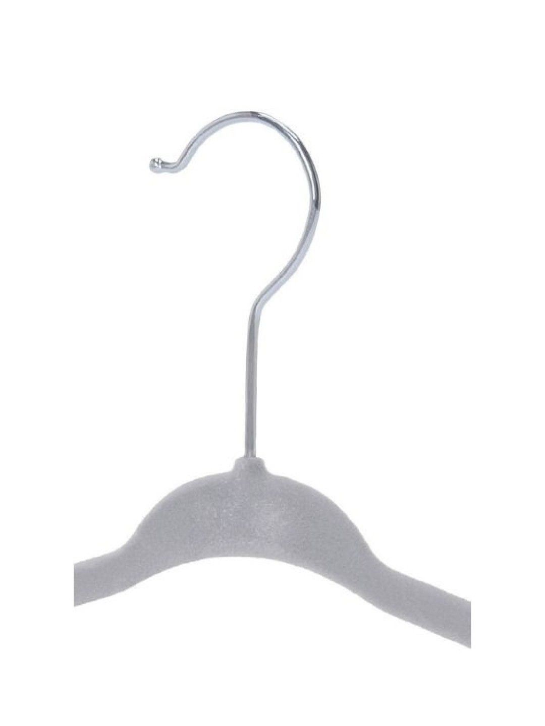 Sunbeams Lifestyle Nest Design Lab Velvet Hanger For Kids (Gray- Image 4)