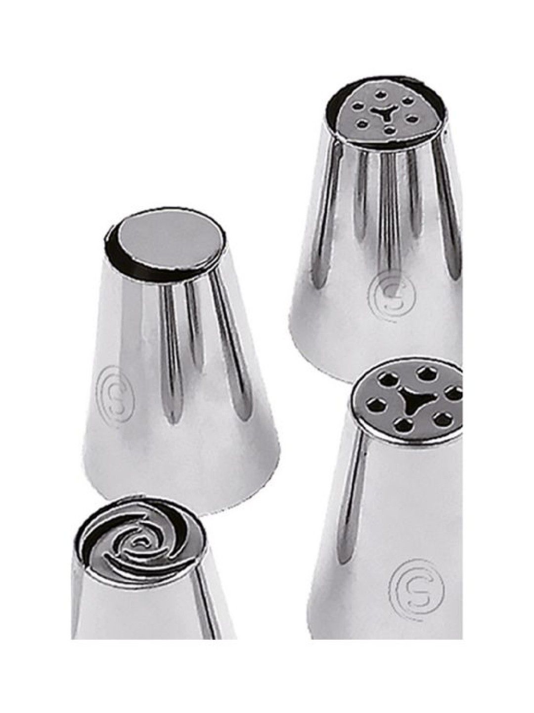 Sunbeams Lifestyle Slique Premium 18/0 Stainless Steel Cake Icing Set with Coupler (Set Of 7) (No Color- Image 4)