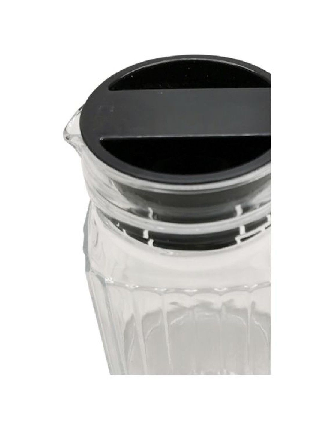 Sunbeams Lifestyle Slique Glass Pitcher with Black Lid (Premium Line Collection) (No Color- Image 4)
