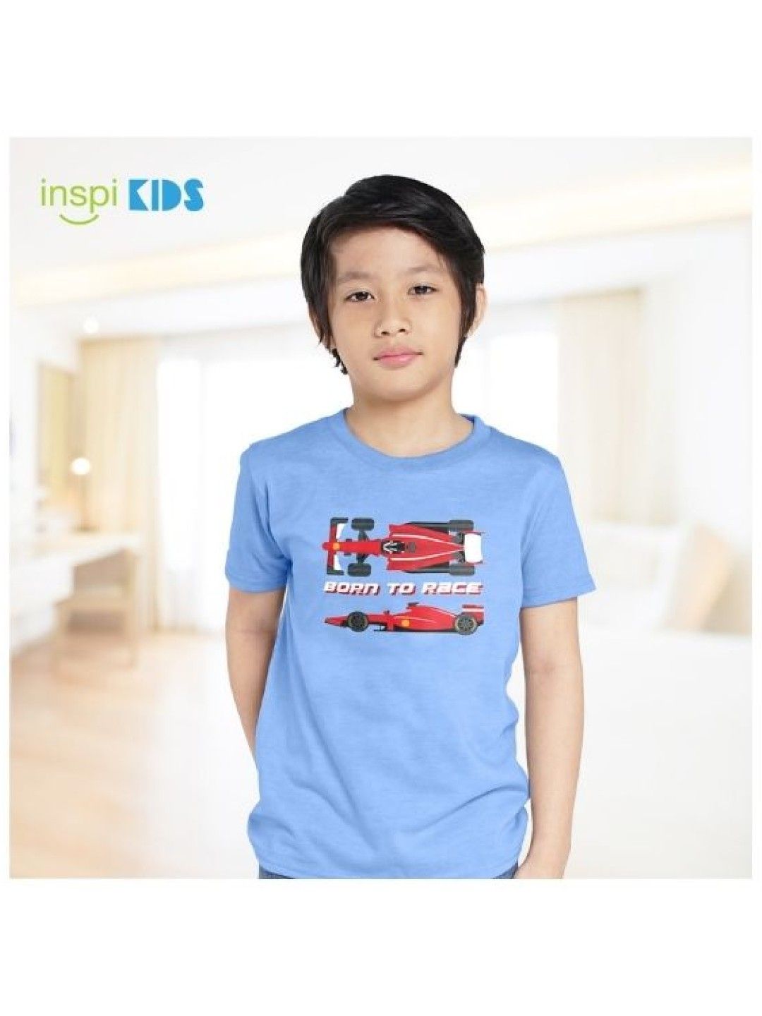 INSPI Kids Boys Shirt (Born to Race- Image 4)