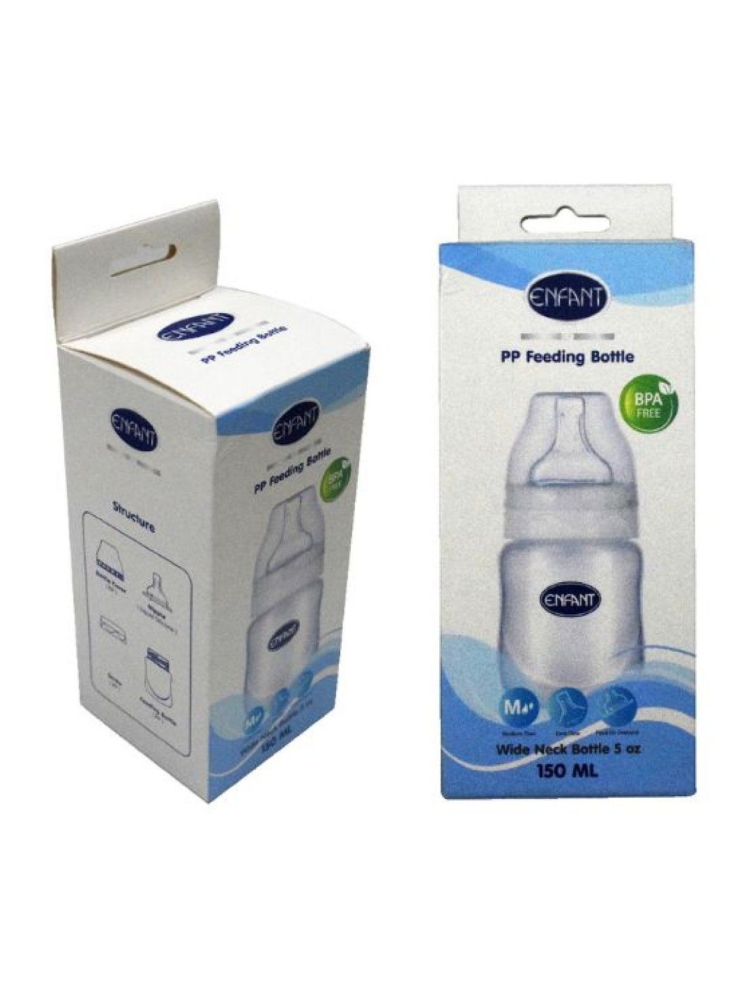 Enfant PP Feeding Bottle Wide Neck (150ml) (No Color- Image 4)