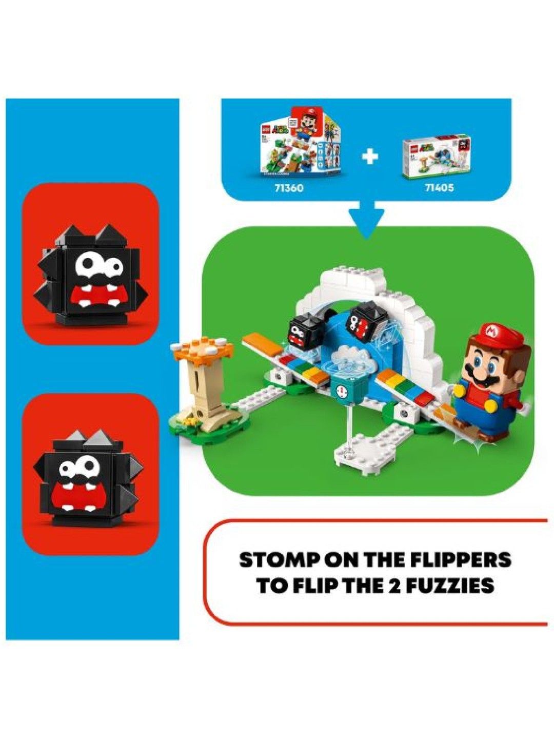 Lego Super Mario Fuzzy Flippers Expansion Set Building Blocks (154pcs) (No Color- Image 4)