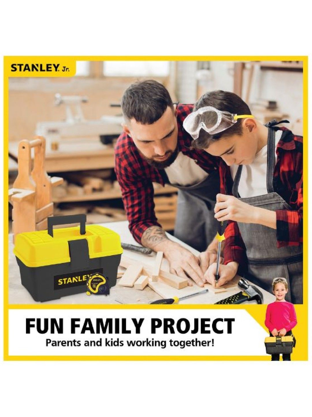 Stanley Stanley Jr. Premium 5-Piece Kids' Tool Set and Toolbox (No Color- Image 4)