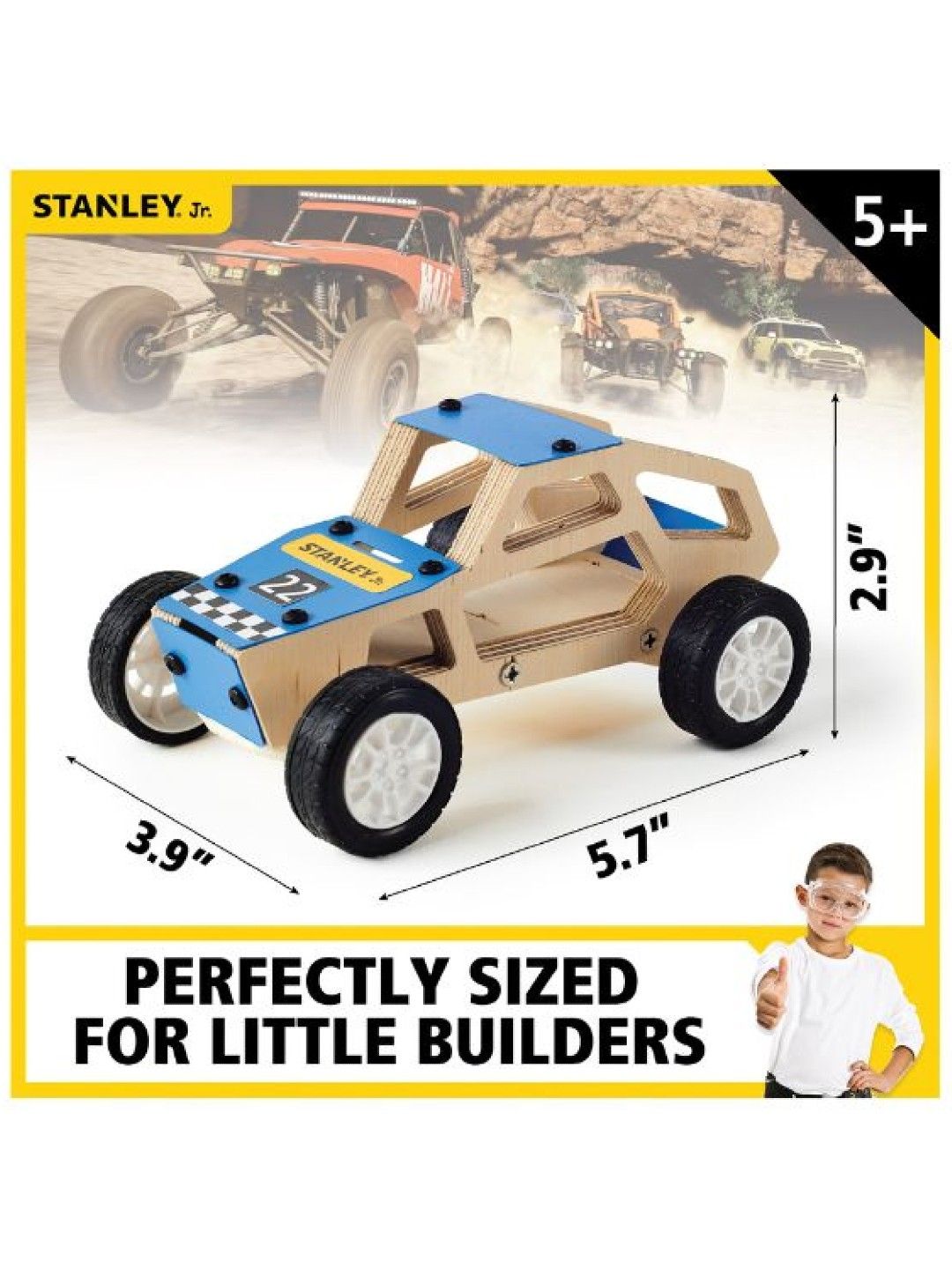 Stanley Stanley Jr. Dune Buggy Assembly Kit (Wooden) (No Color- Image 4)