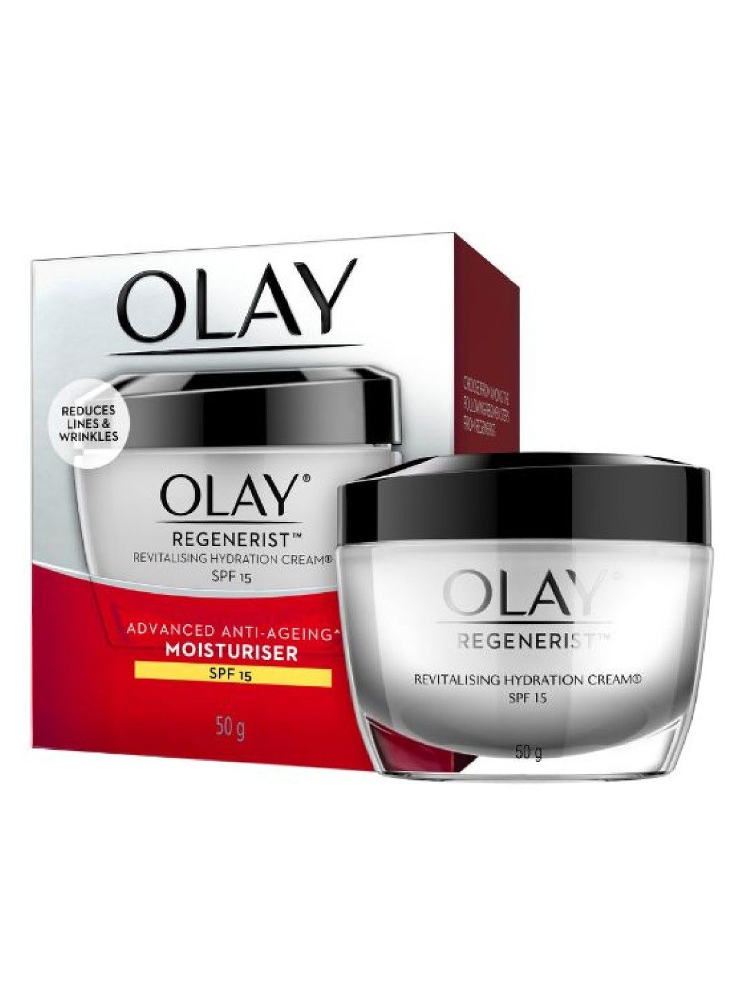 Olay Regenerist Revitalizing Hydration Cream Moisturizer with SPF15 (50g) (No Color- Image 4)