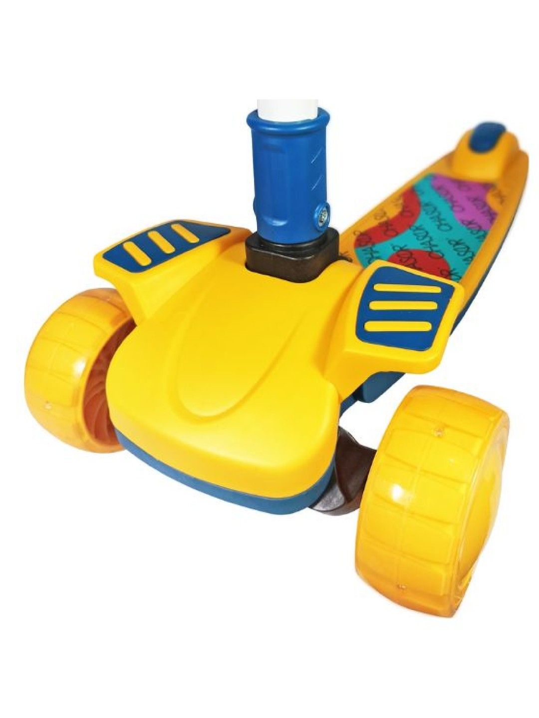 Chaser Rainbow Blast Kick Scooter (Yellow- Image 4)