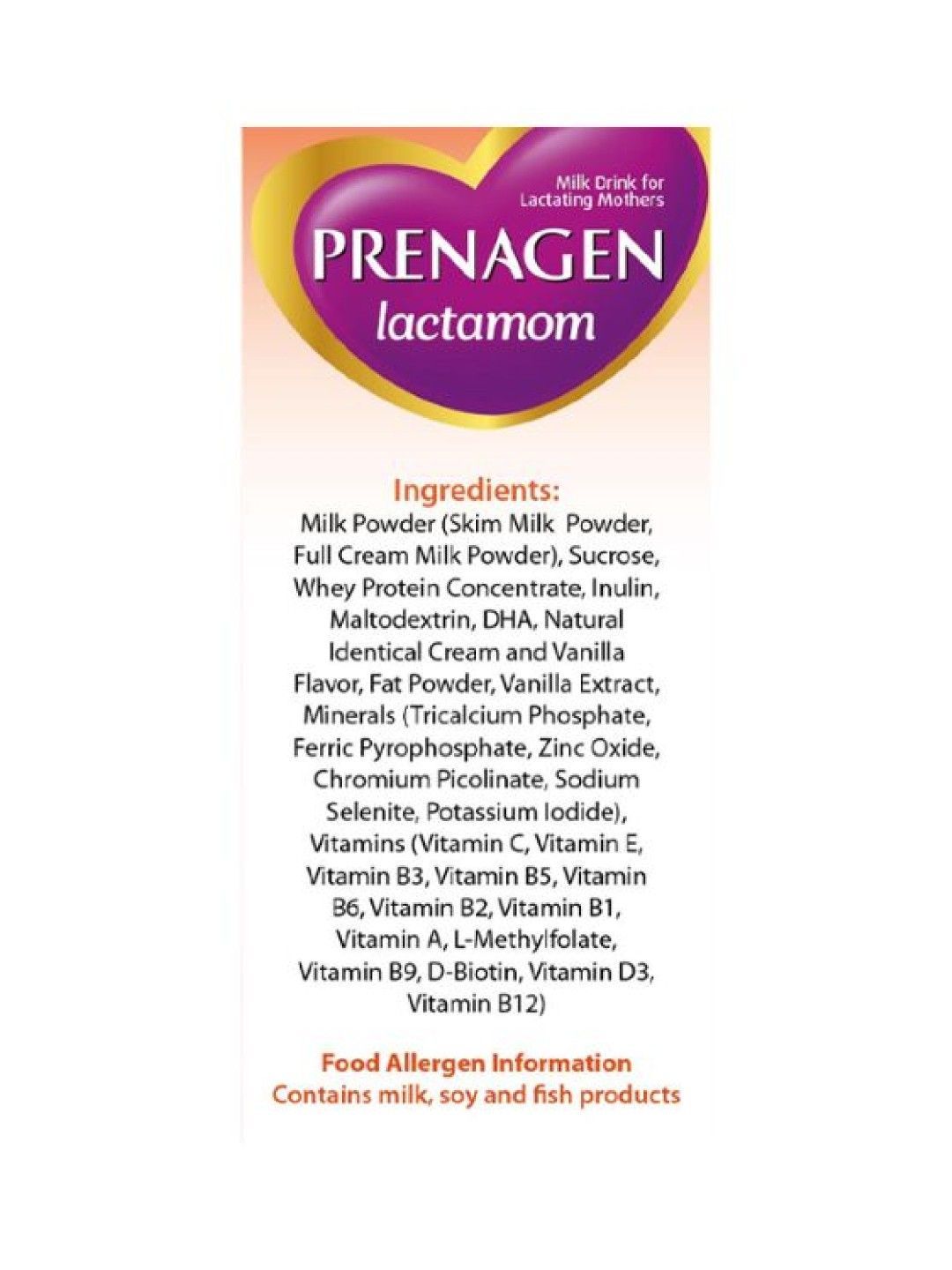 Prenagen Lactamom French Vanilla (No Color- Image 4)