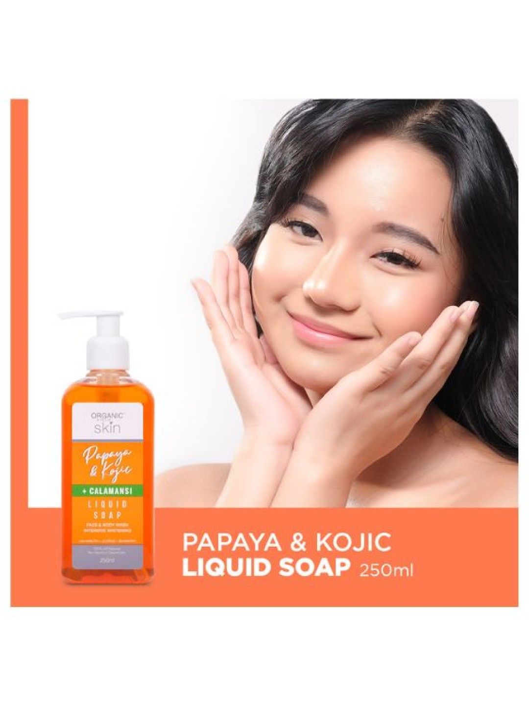 Organic Skin Japan Papaya & Kojic + Calamansi Face & Body Wash Intense Whitening (250ml) (No Color- Image 4)