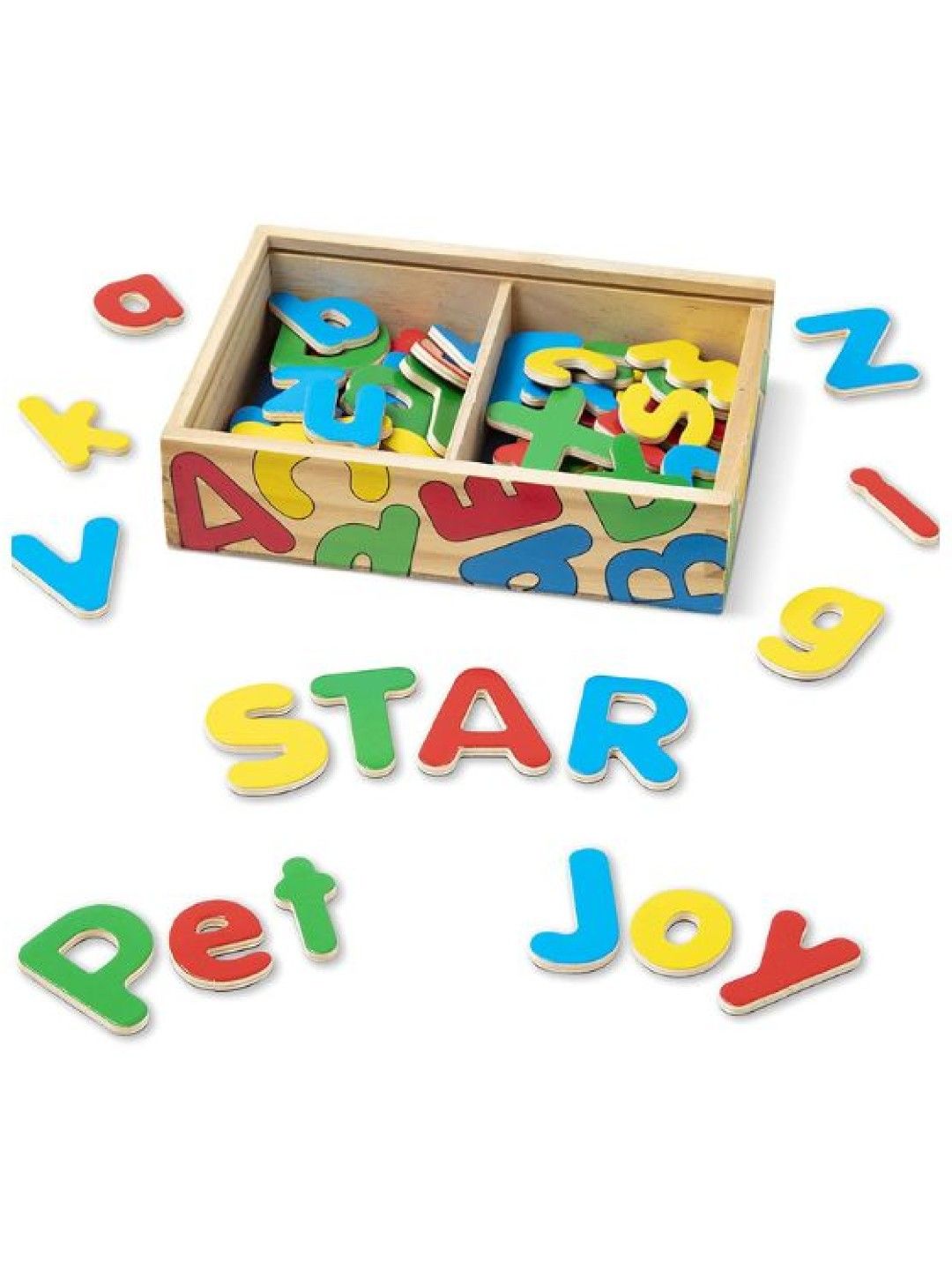 Melissa and Doug Magnetic Wooden Alphabet (No Color- Image 2)