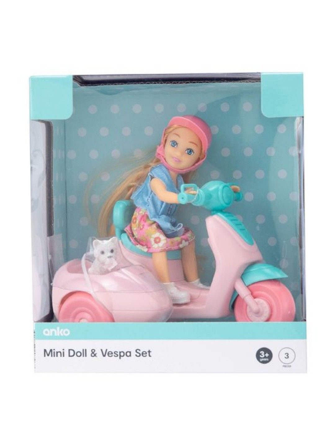 Anko 3-Piece Mini Doll & Vespa Set (No Color- Image 4)