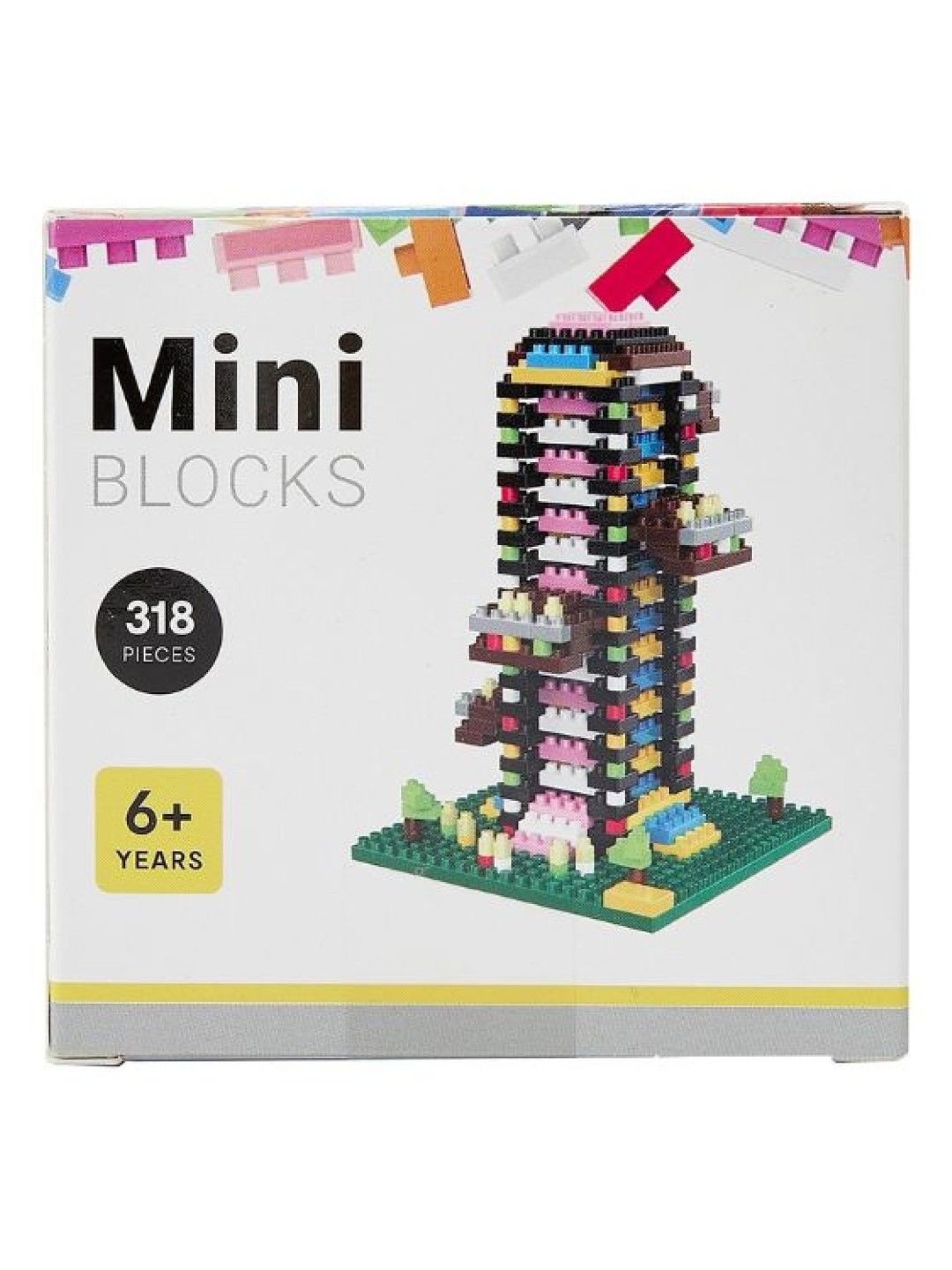 Anko 318-Piece Mini Blocks Set - Tower (No Color- Image 4)