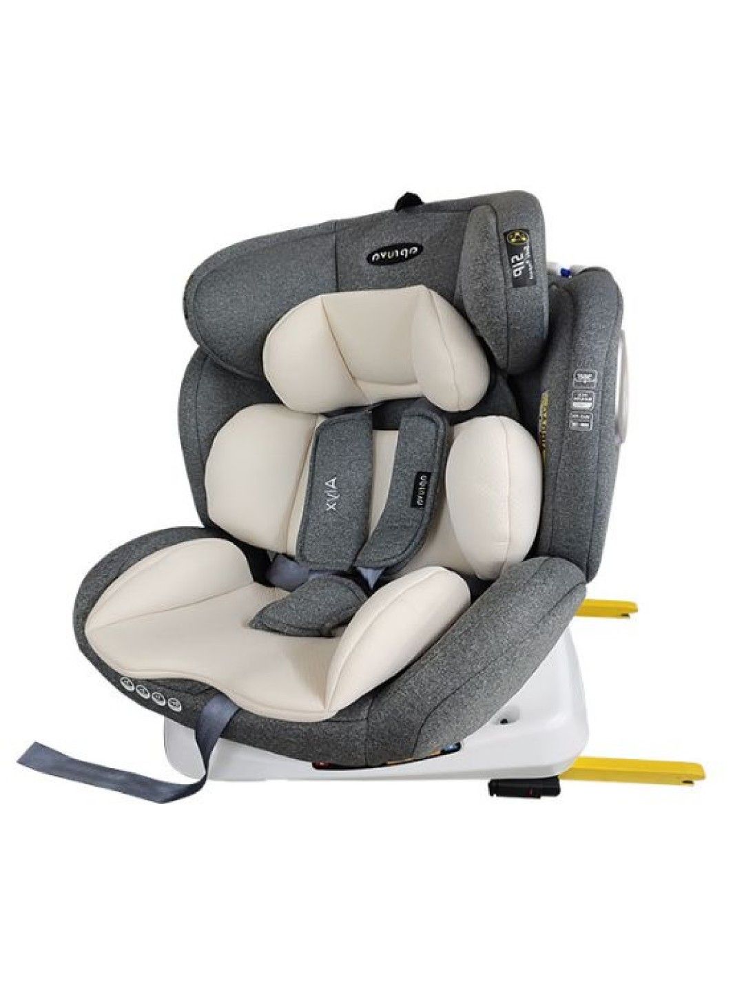 Apruva Alyx 360 Rotate Isofix Car Seat (Beige- Image 4)