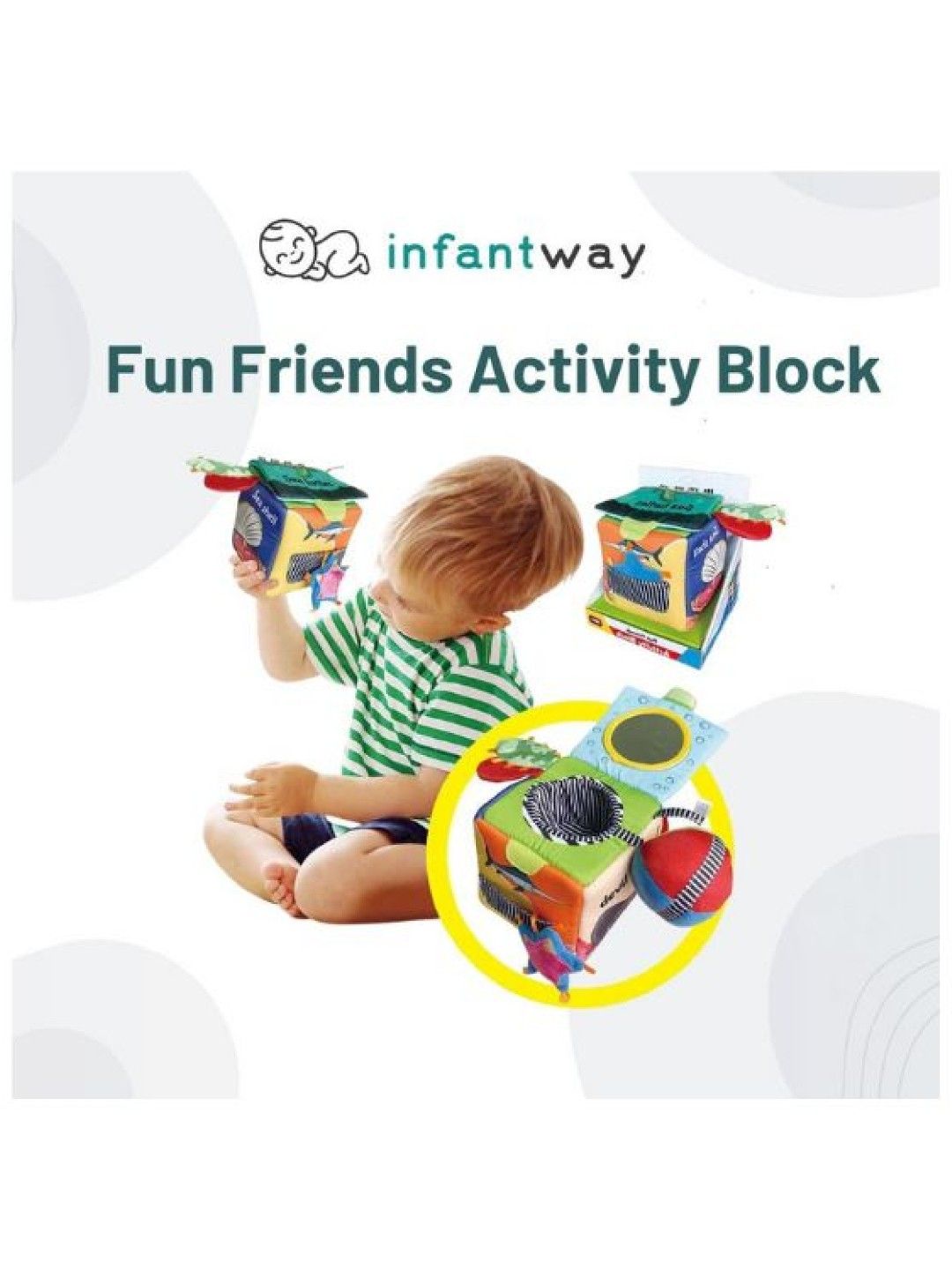 Infantway Fun Friends Activity Block (No Color- Image 4)