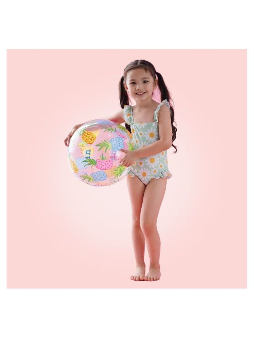 Little Paddler Swimsuit For Kids Little Daisy One-Piece (Floral Mint) (No Color- Image 4)