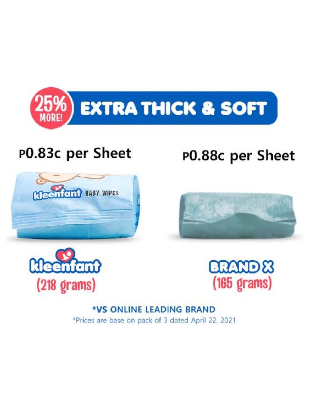 Kleenfant Unscented Baby Wipes (35s) + Baby Scent Scented Baby Wipes (35s) Pack of 2 (No Color- Image 2)