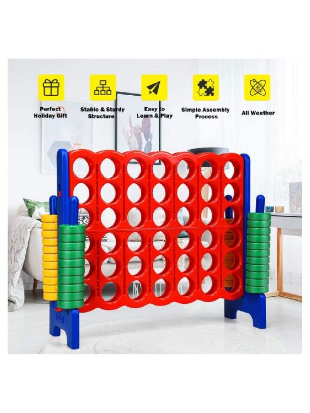 QT Hub Giant 4 In A Row (No Color- Image 4)