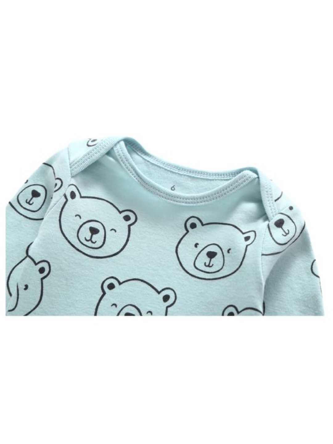 Cottonkind Assorted Bear 4-Piece Longsleeves Onesies (Multicolor- Image 4)