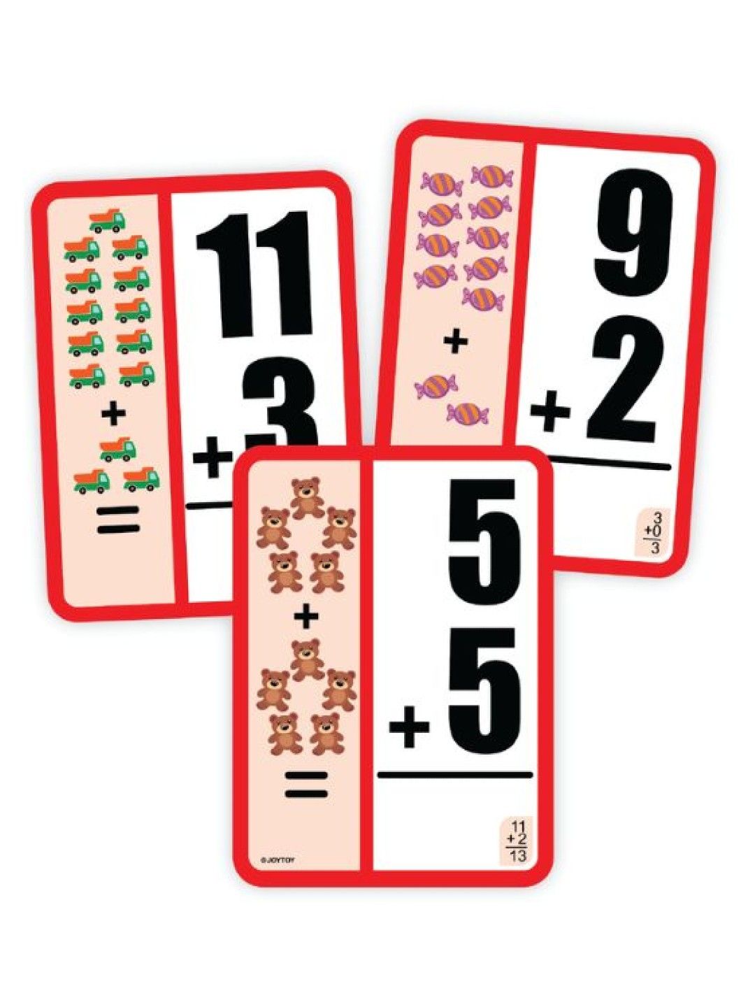 Joytoy Math Flash Cards - Addition  (2nd Edition) (No Color- Image 2)