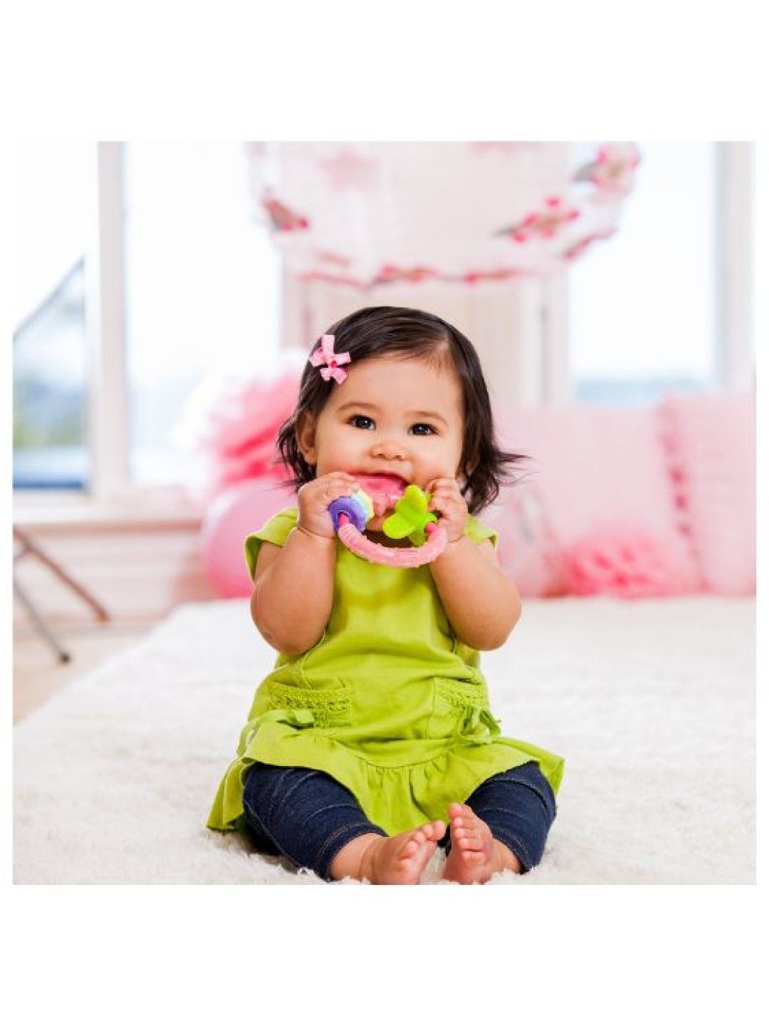 Infantino Chew & Play Ring Teether (No Color- Image 4)