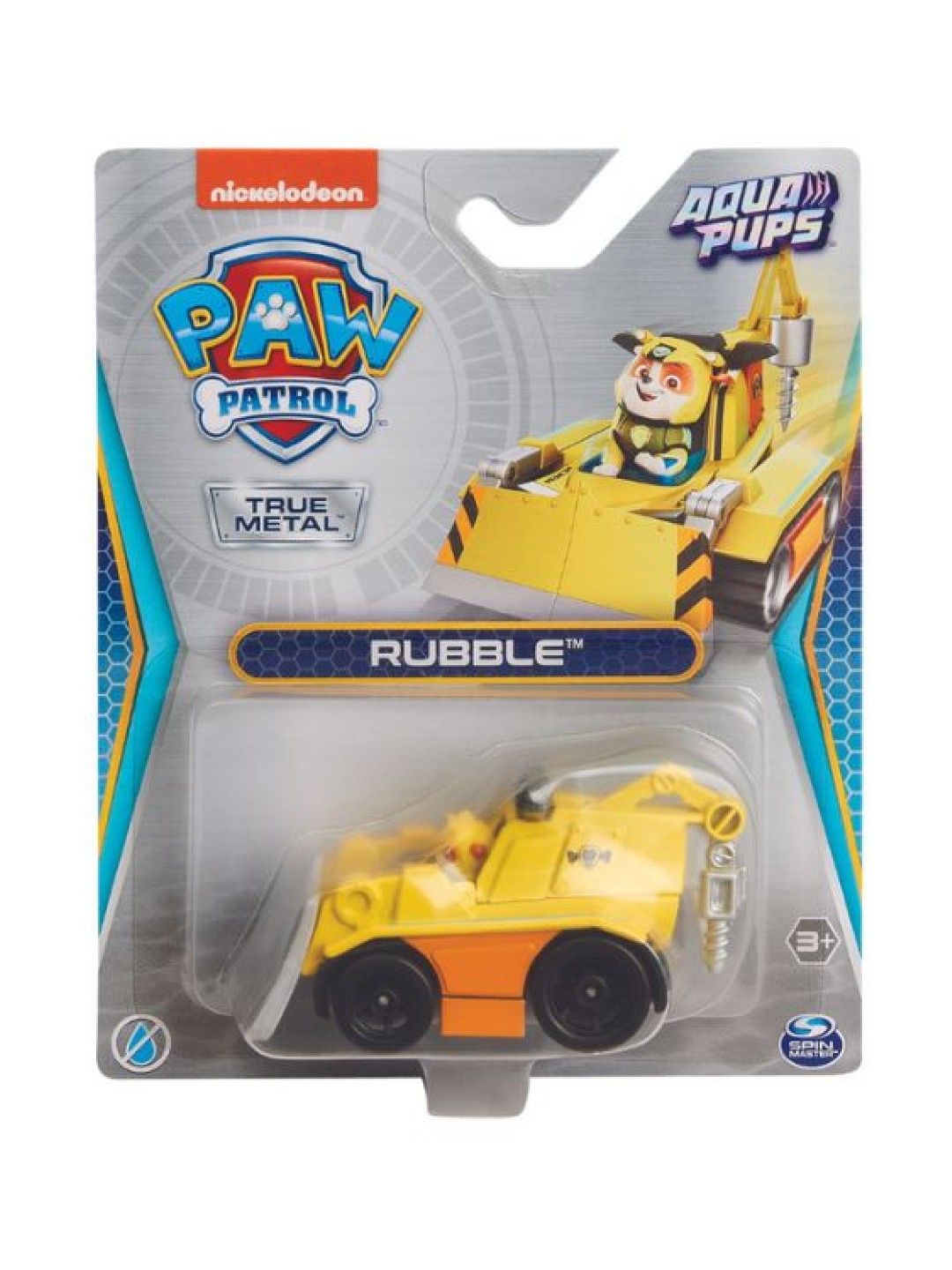 Paw Patrol DieCast Aqua Rubble (Multicolor- Image 4)