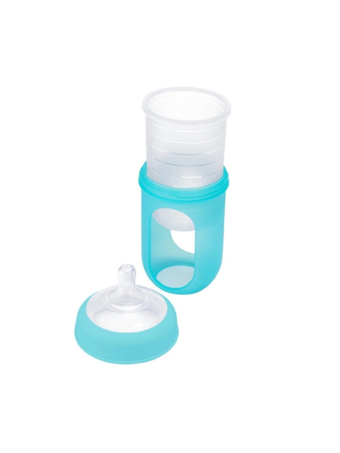 BOON NURSH Reusable Silicone Pouches 8oz / 236ml (3-Pack) BPA-Free (Translucent- Image 4)