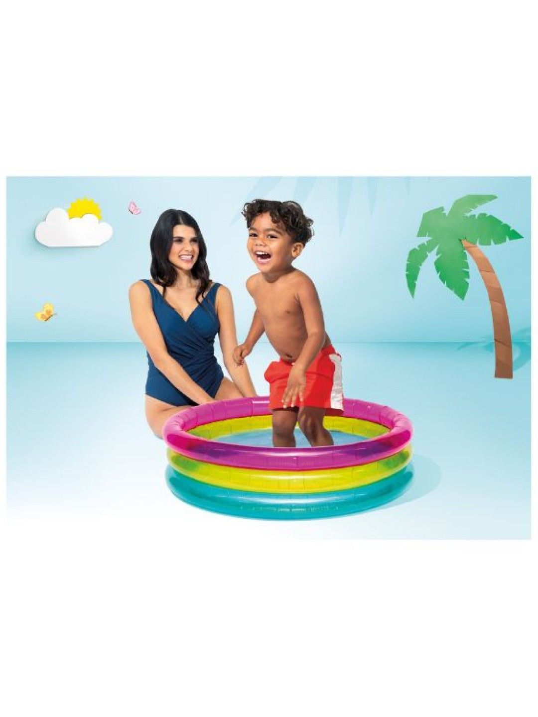 INTEX Rainbow Baby Pool (No Color- Image 4)