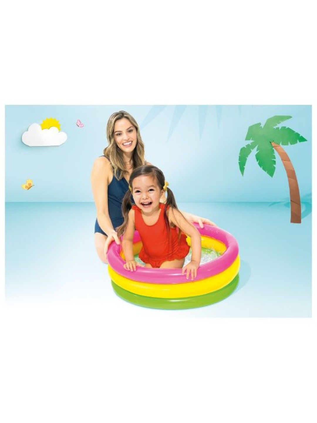 INTEX Sunset Glow Baby Pool (No Color- Image 4)