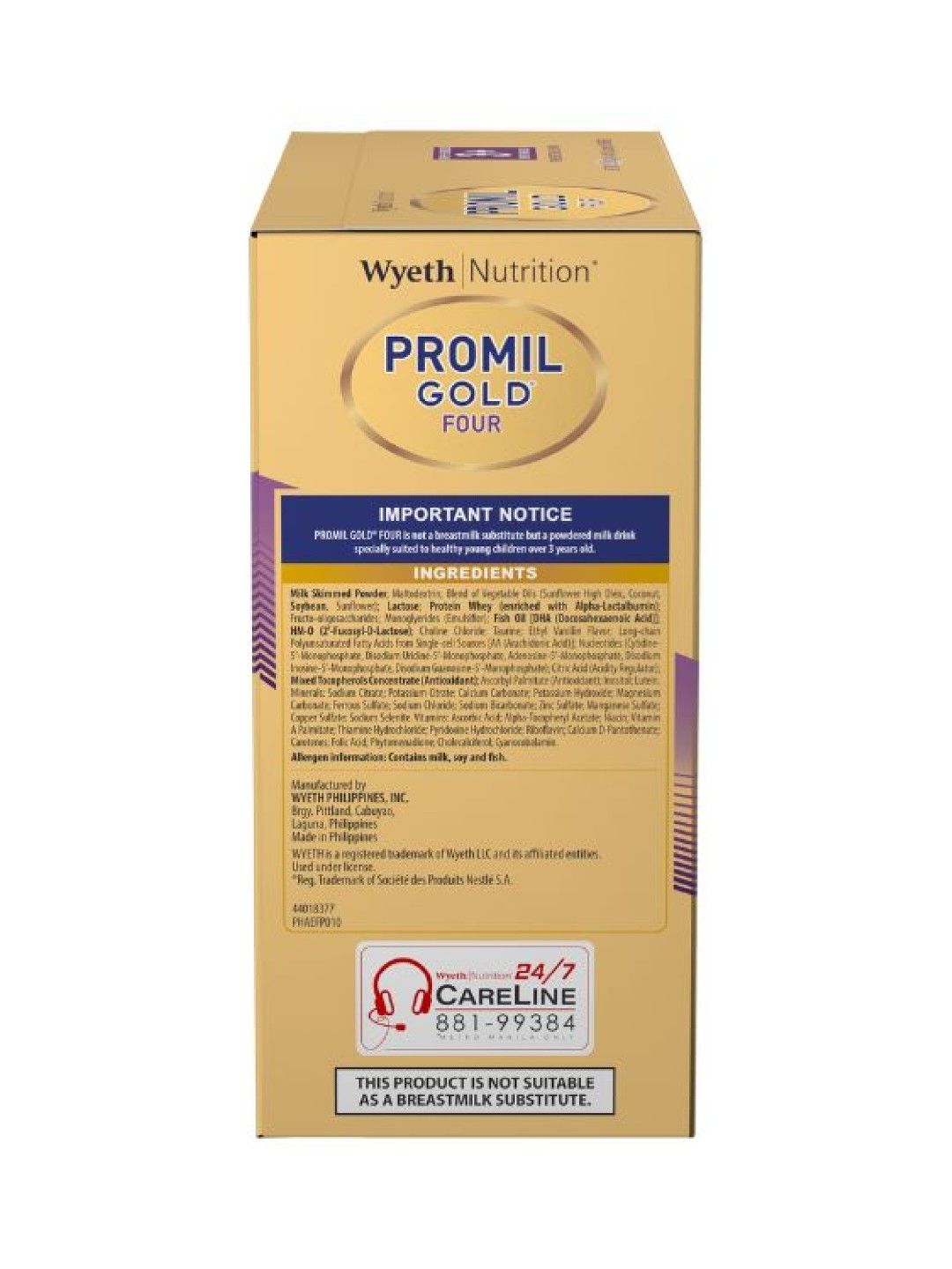 Promil Gold Four Powdered Milk Drink for Pre-schoolers (1.8kg) Bundle of 3 (No Color- Image 4)