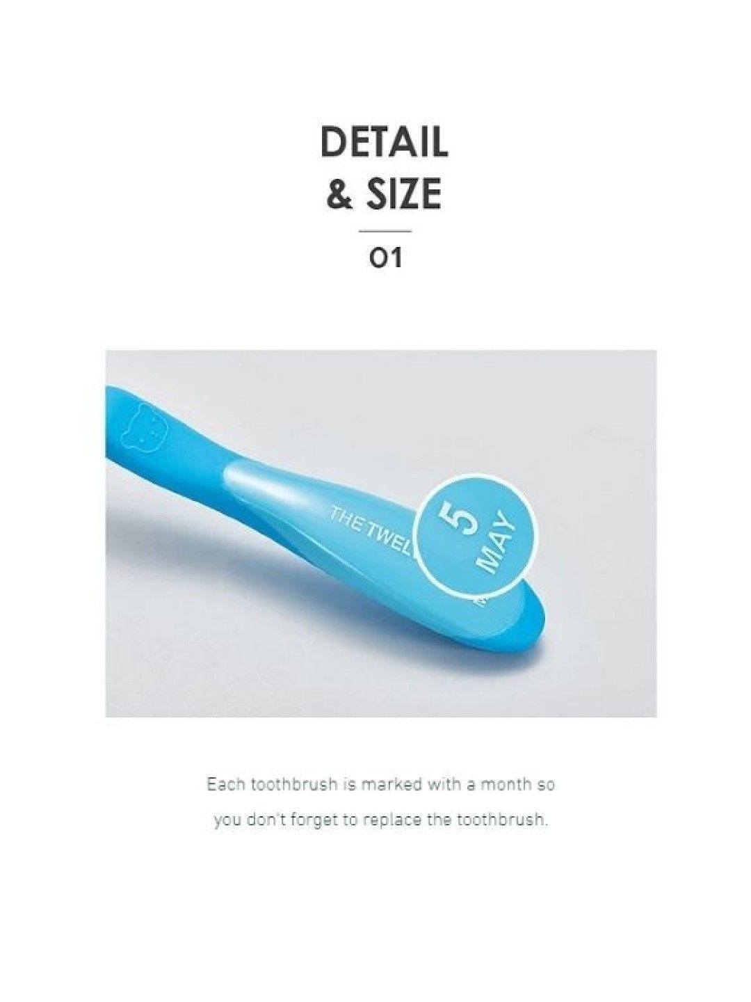 The Twelve Kids Toothbrush (Ages 3+) - 12 pcs. (Pastel- Image 4)