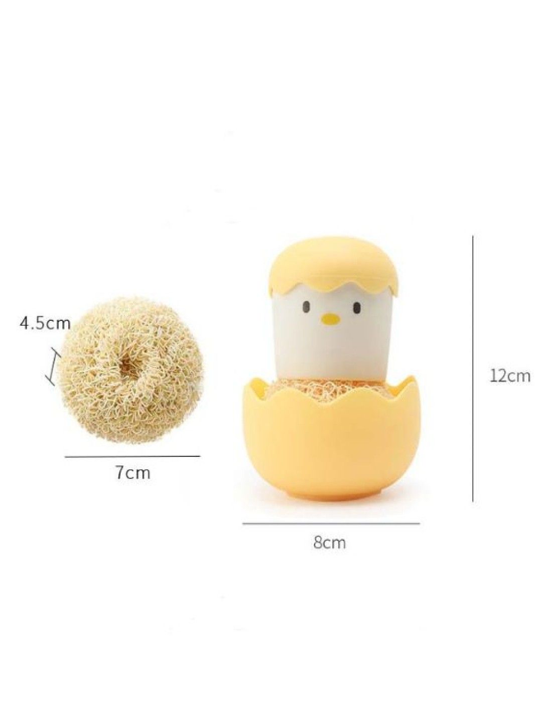 Scenti Chick in Egg - Pot and Pan Scrubber (Blush Pink- Image 3)