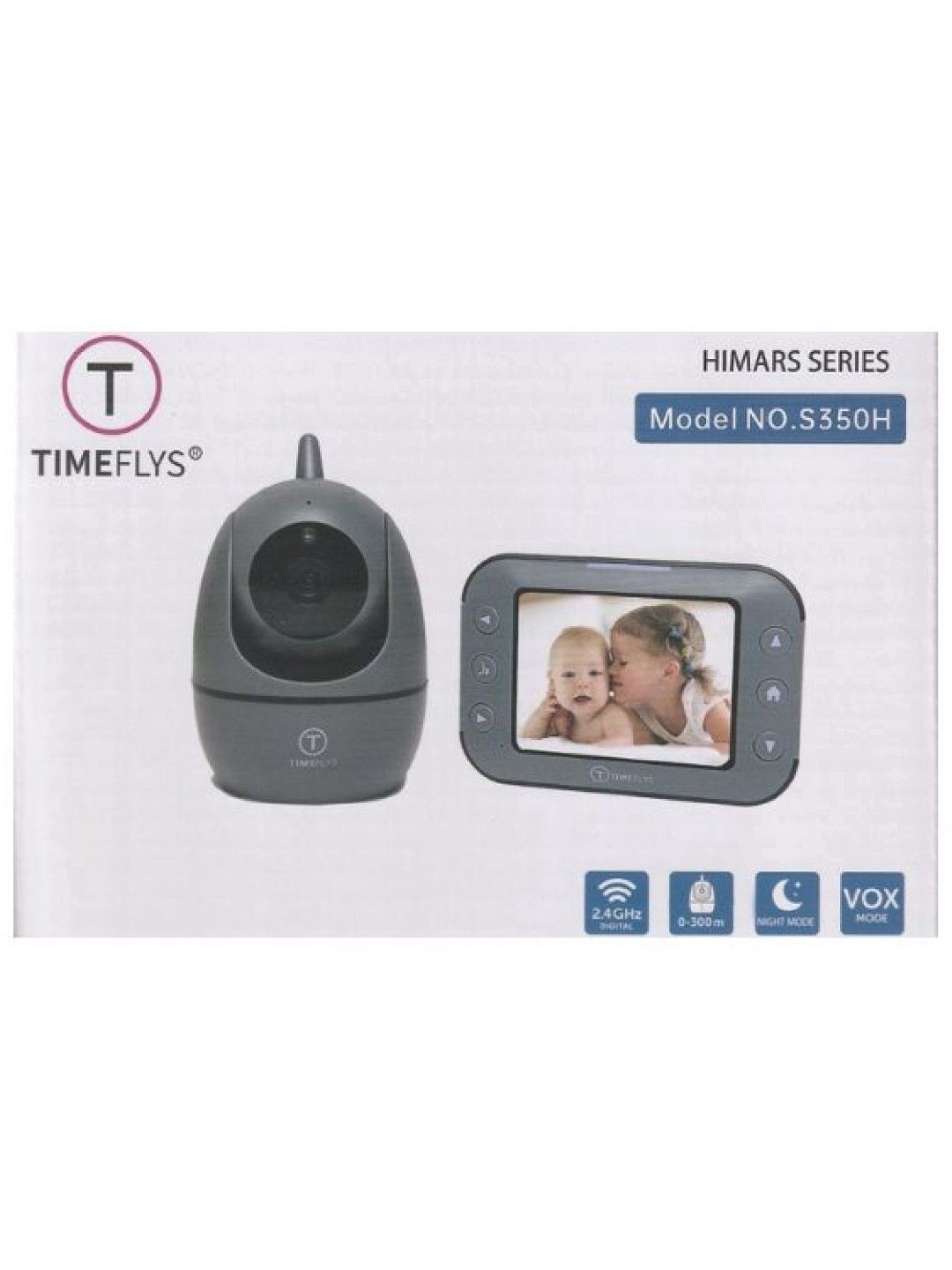 Timeflys Himars S350H Baby Video Monitor (Grey- Image 4)