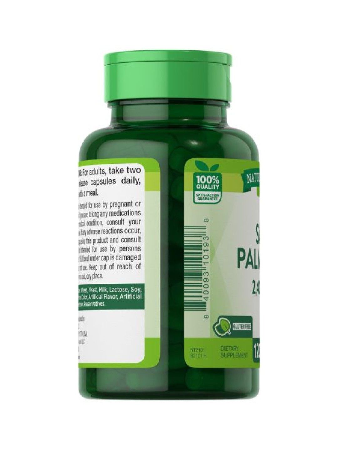 Nature's Truth Saw Palmetto 2400 mg 120 Capsules edamama