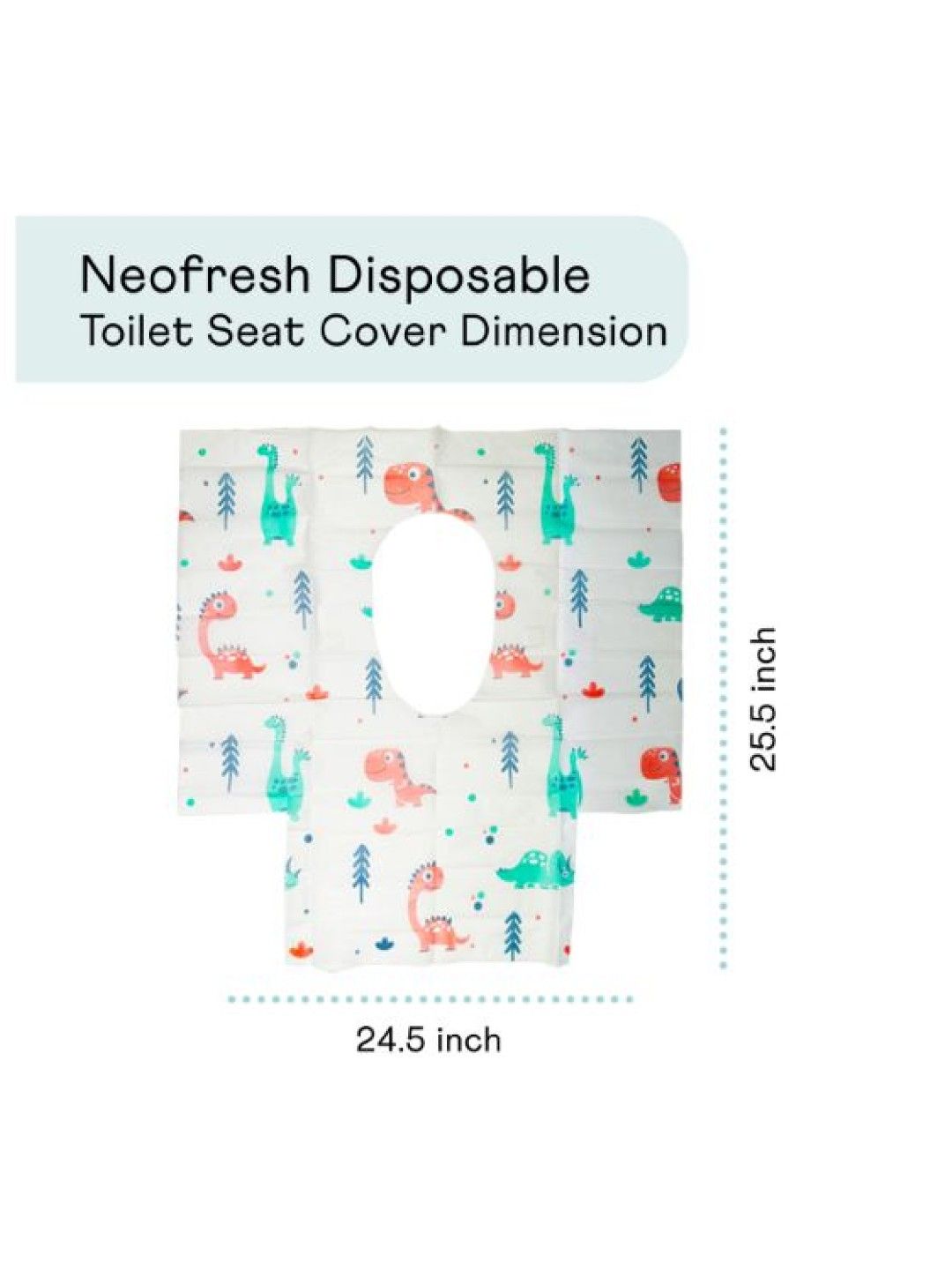 Neofresh Disposable Toilet Seat Cover 10pcs (No Color- Image 4)