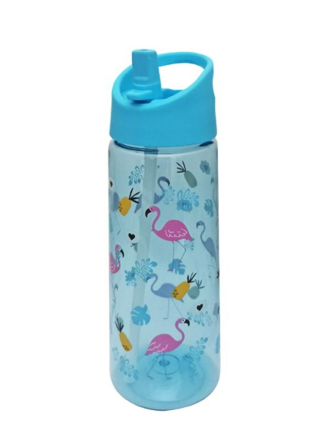 Giggli Kids Water Bottle Tritan BPA Free with Leak Proof Straw Lid in 22oz (Teal Llama- Image 4)