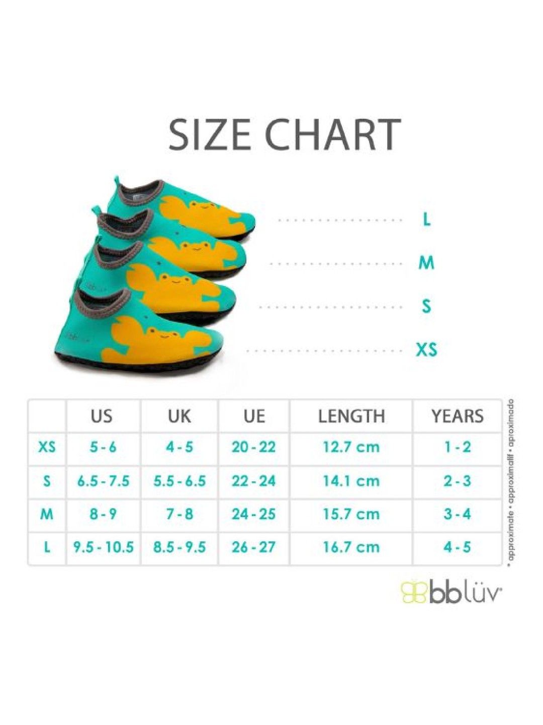 bbluv Shoöz: Baby Protective Water Shoes (Aqua- Image 4)