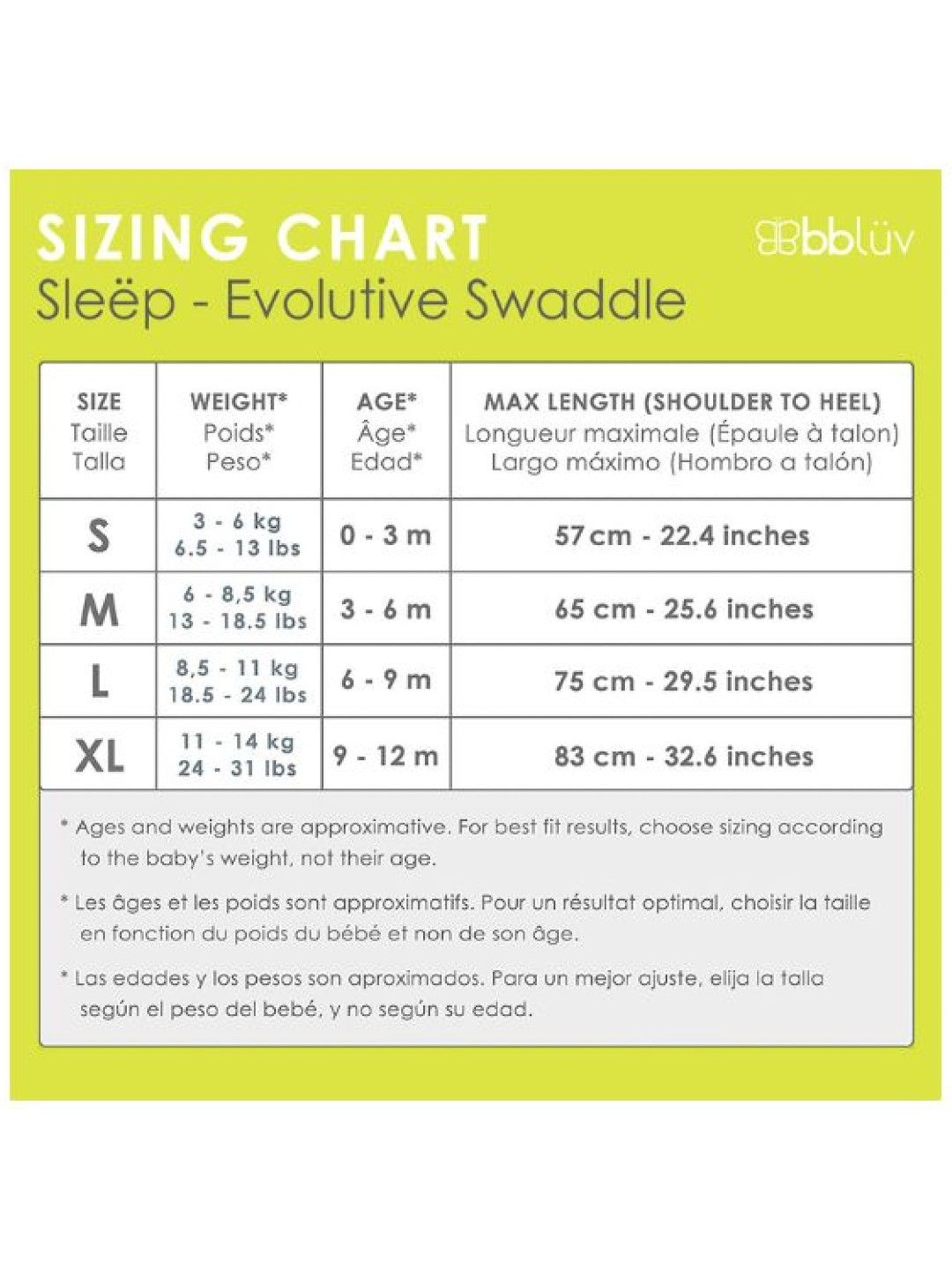 bbluv Sleëp: Convertible 3-in1 Swaddle (No Color- Image 4)