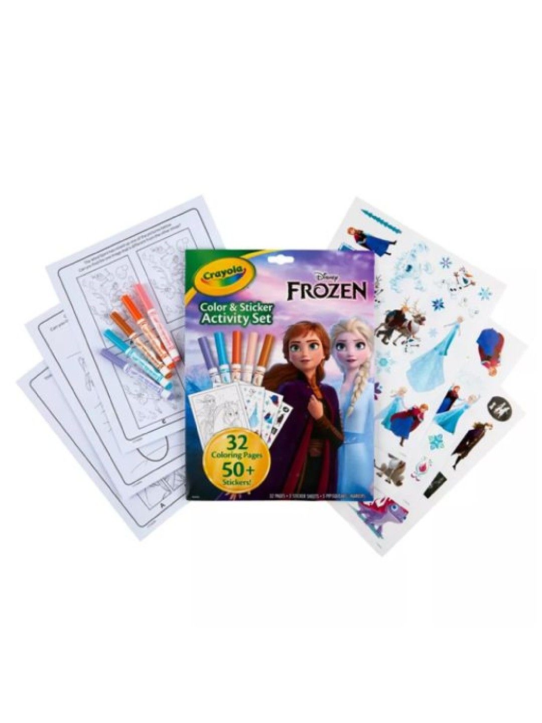 Crayola Color & Sticker Activity Set - Frozen (No Color- Image 4)