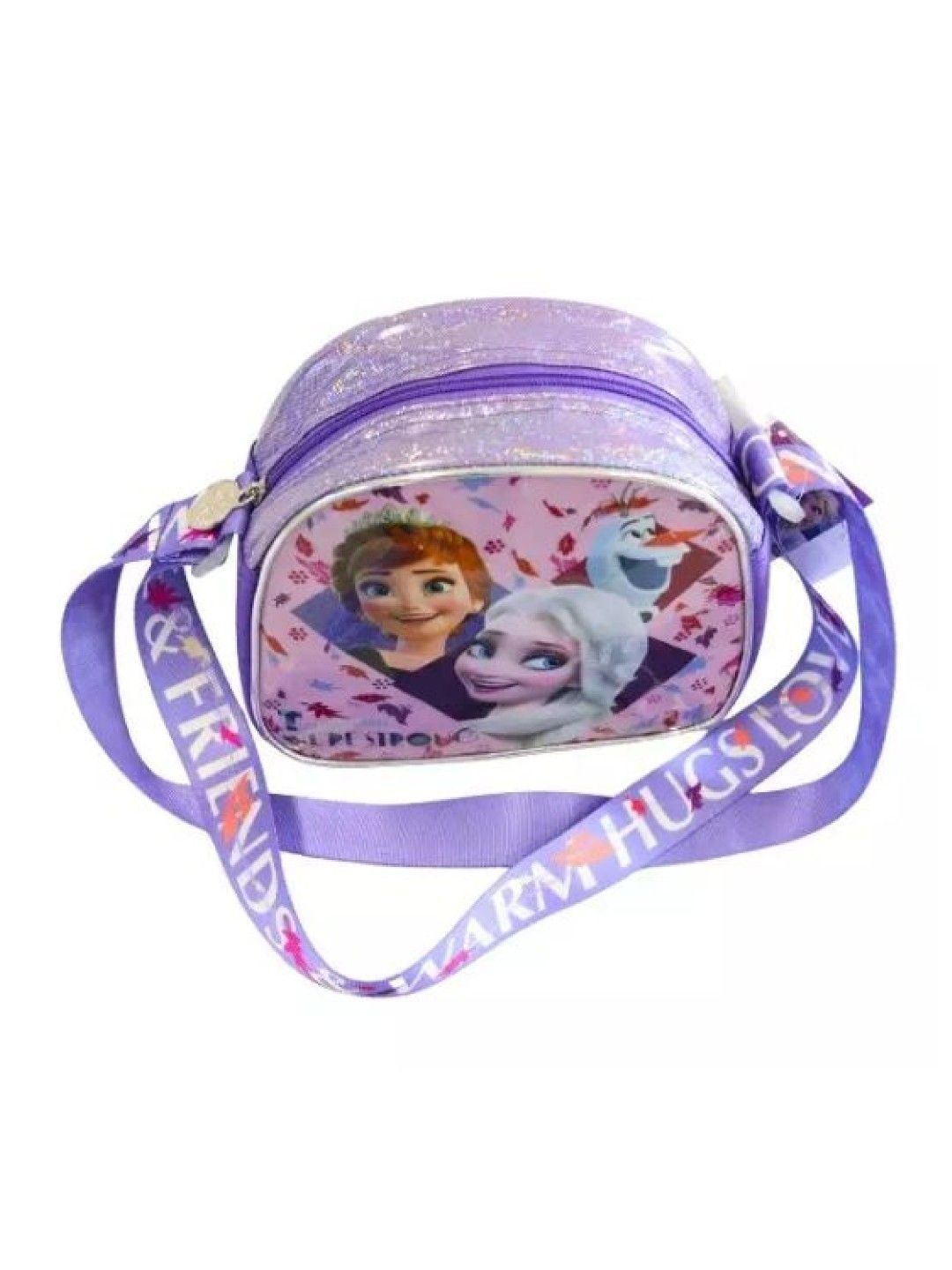 Disney Frozen Elsa and Anna School Sling Bag (Purple- Image 4)