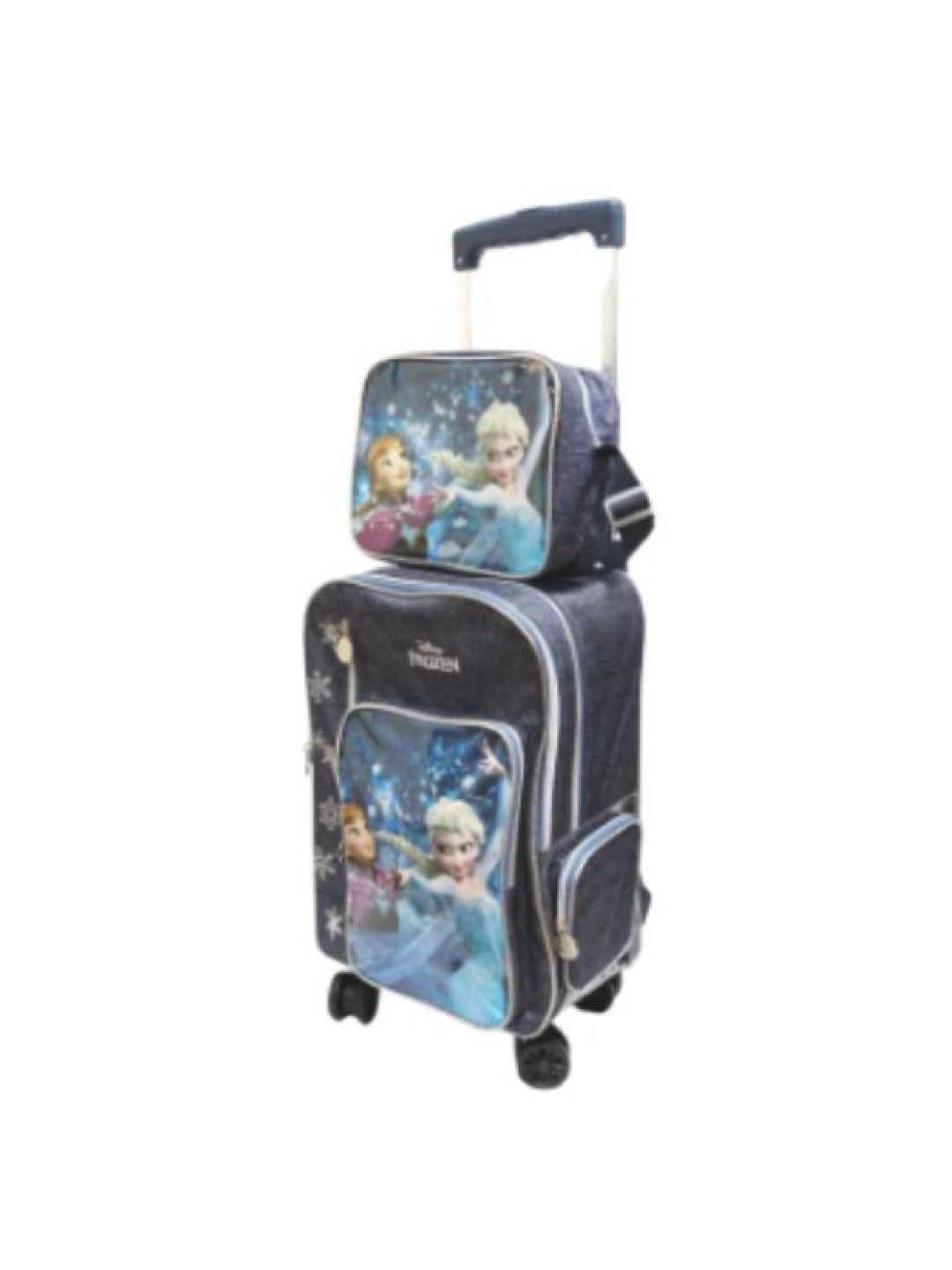 Disney Frozen 16inch School Trolley Set (Blue- Image 4)