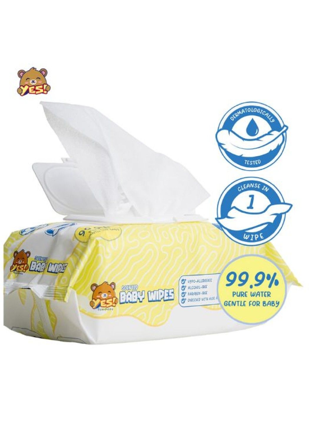 YES! Baby Wipes SAVER (3 PACKS SCENTED) (No Color- Image 2)