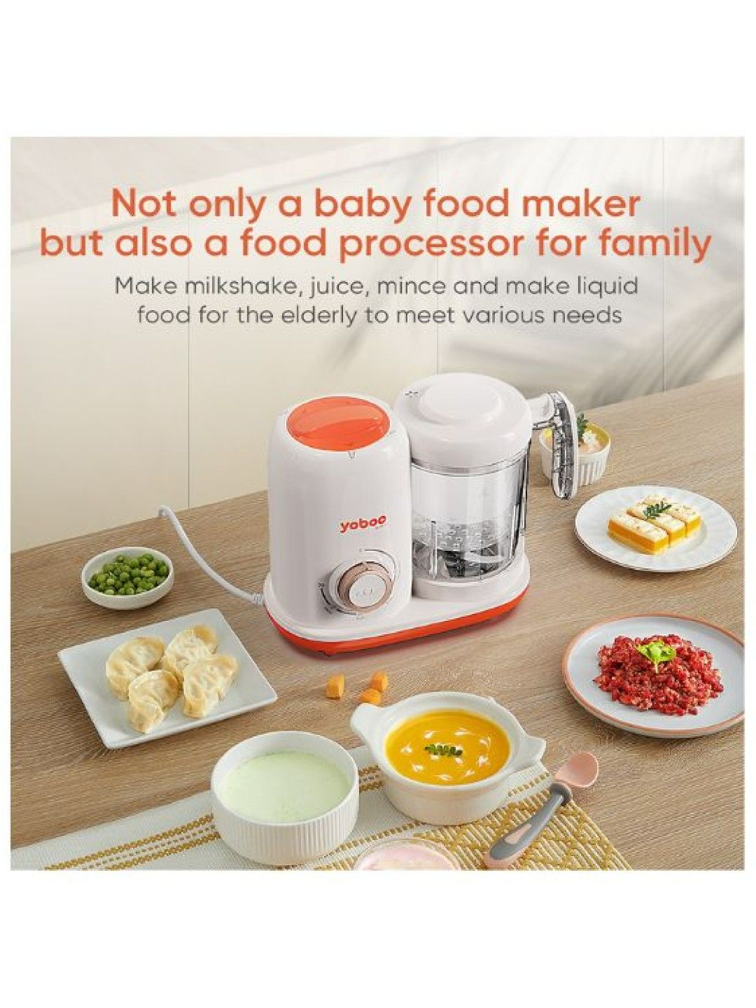 Yoboo Multifunctional Baby Food Processor (No Color- Image 4)