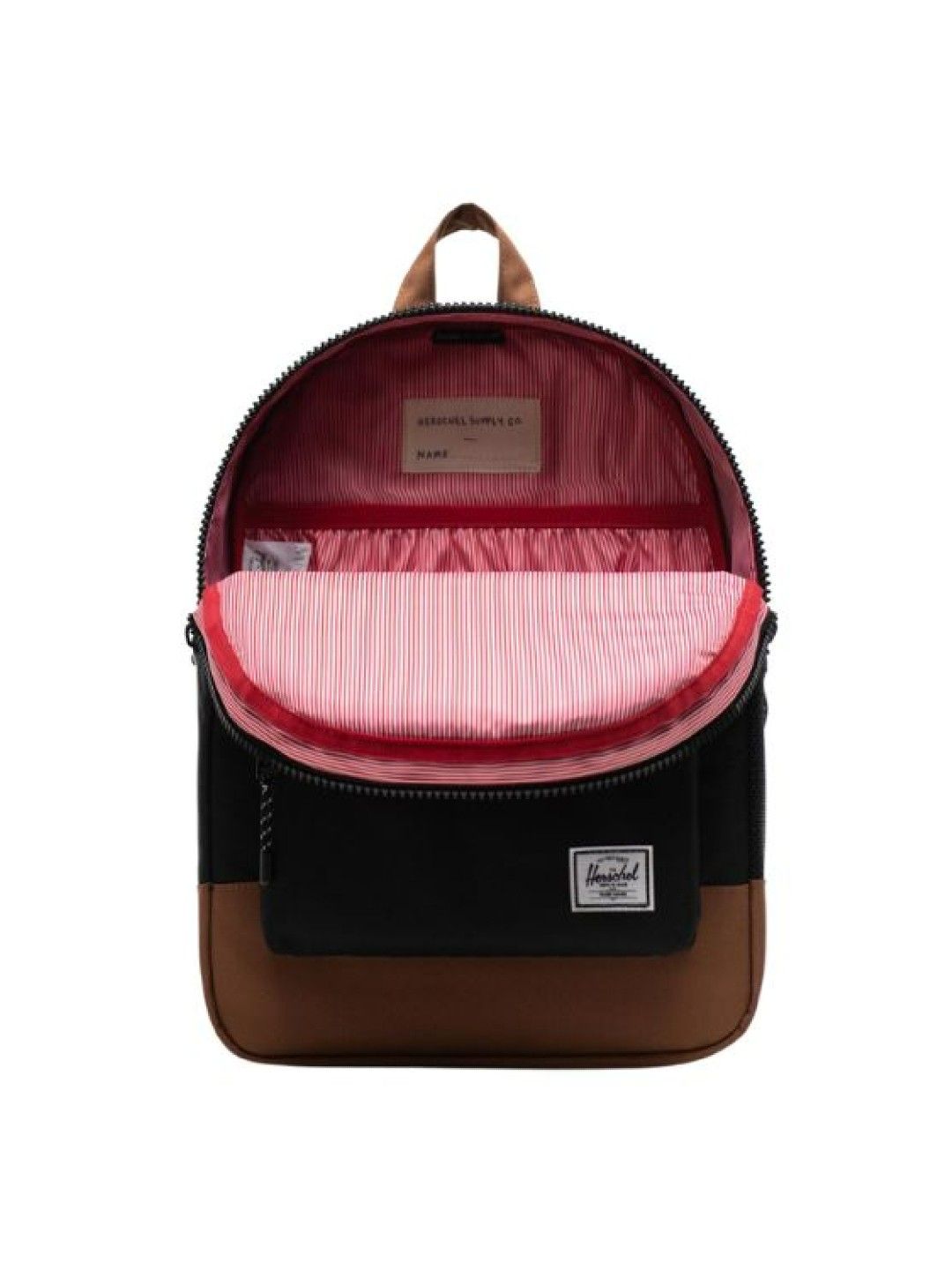 Herschel Heritage Youth (Black and Saddle Brown- Image 4)