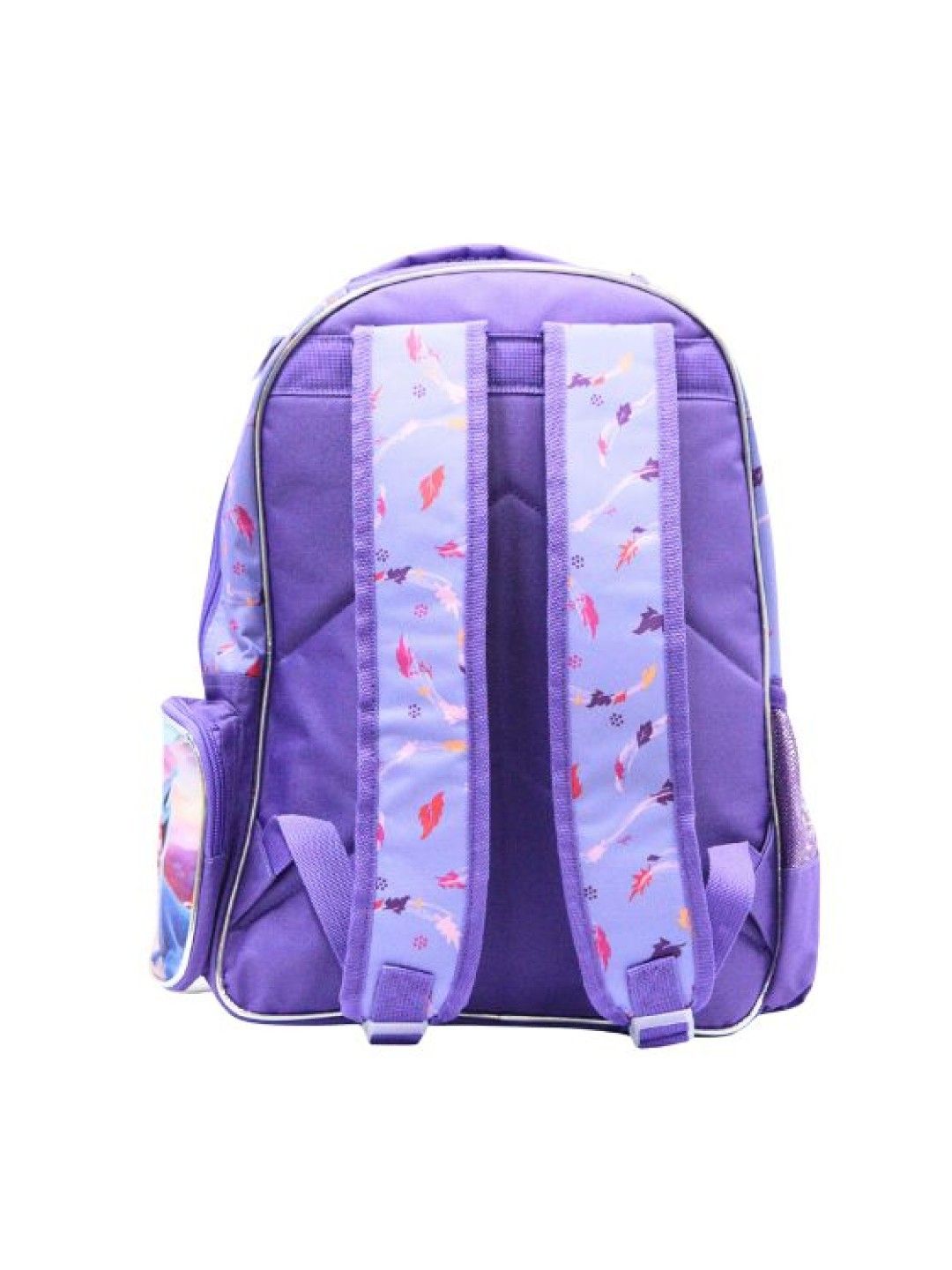 Disney Frozen Girls' 16inch School Backpack with Hoodie (Purple- Image 4)