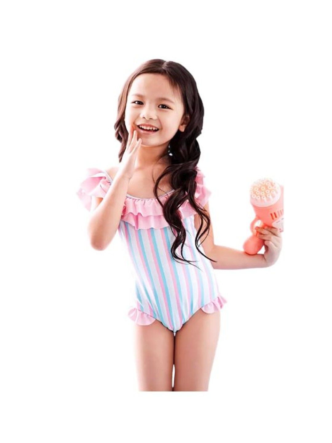 Little Paddler Swimsuit For Kids Little Andy One Piece Swimsuit (Cotton Candy- Image 4)