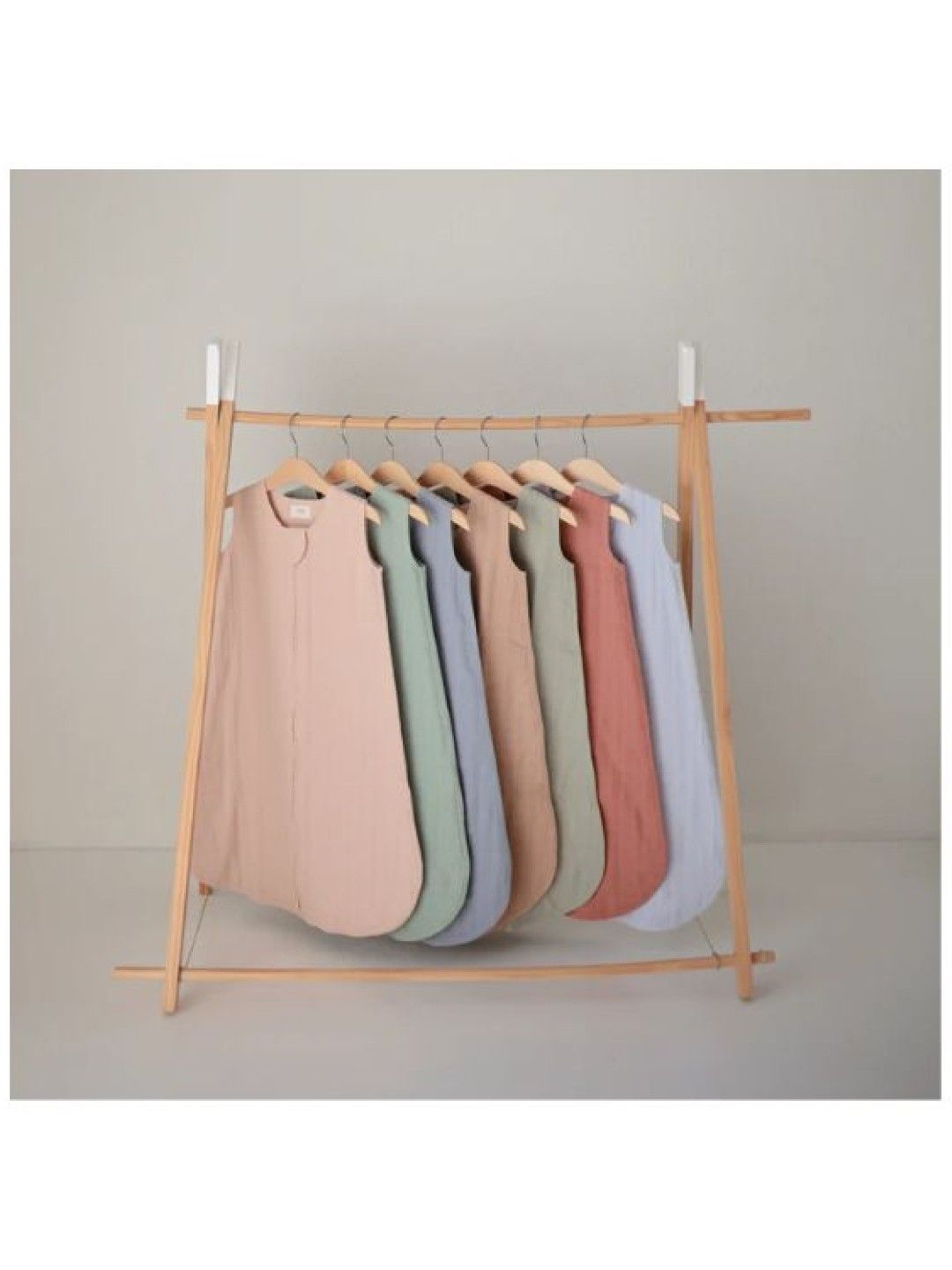 Mushie Organic Cotton Sleep Bag (Baby Blue- Image 4)
